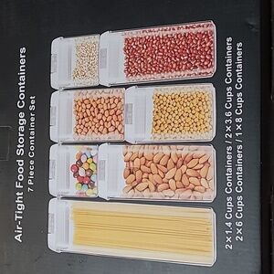 Air tight food containers NWT